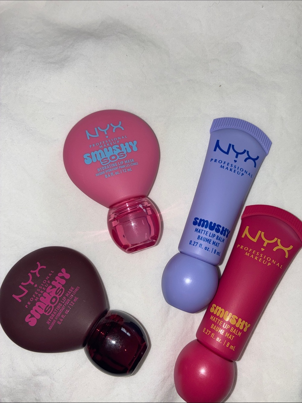 NYX Smushy SOS Lip Mask & Balm Collection • Set of 4 •
